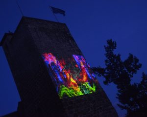 Projection Aurillac Gildas Lightpainting